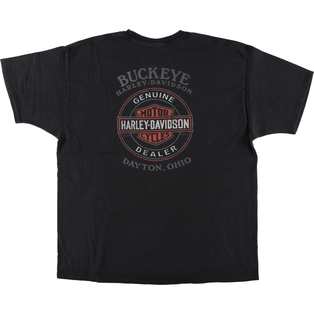 Harley-Davidson Motorcycle Bike T-shirt Men's XXL equivalent / eaa471075