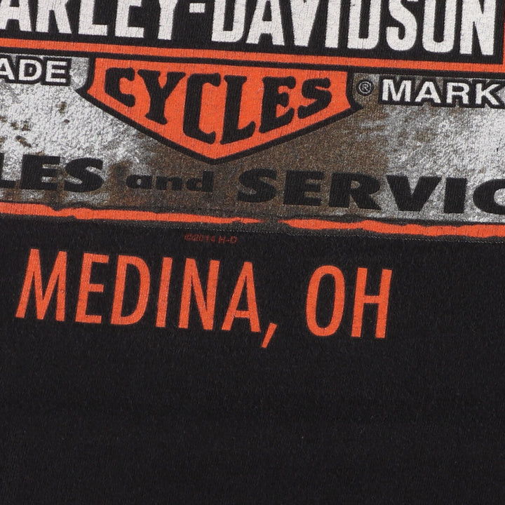 Harley-Davidson Motorcycle Bike T-shirt Men's XL equivalent / eaa471078