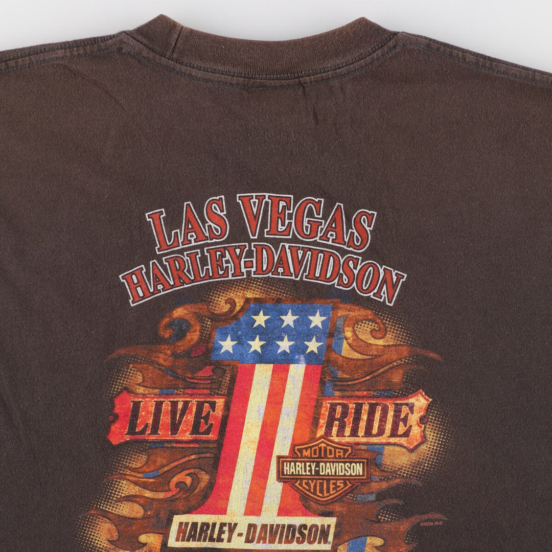 Harley-Davidson Sleeveless Motorcycle Bike T-shirt Men's L size / eaa471085