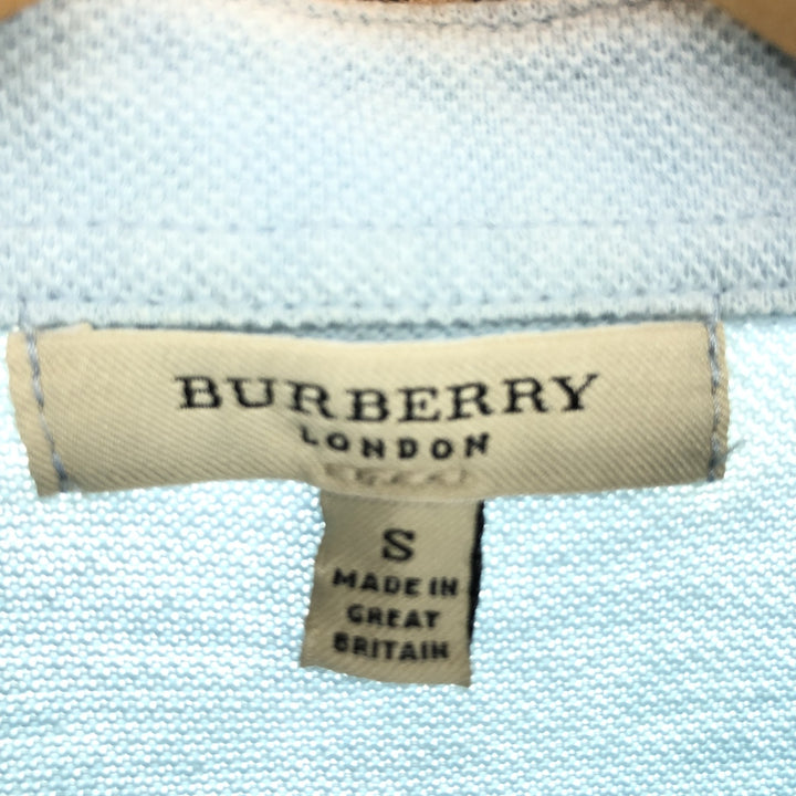 Burberry's BURBERRY LONDON short sleeve polo shirt, men's size S /eaa471120