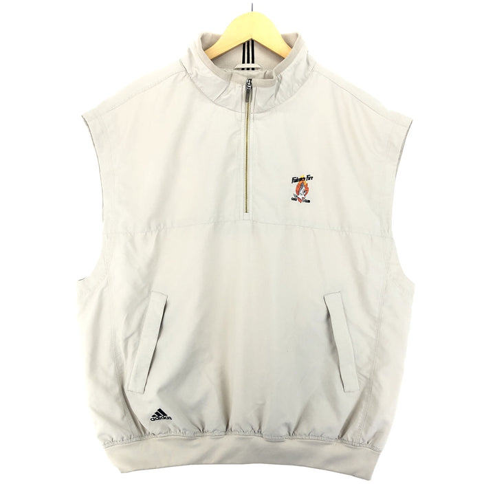 00'S Adidas Half Zip Warm Up Vest Men's XXL / eaa471186