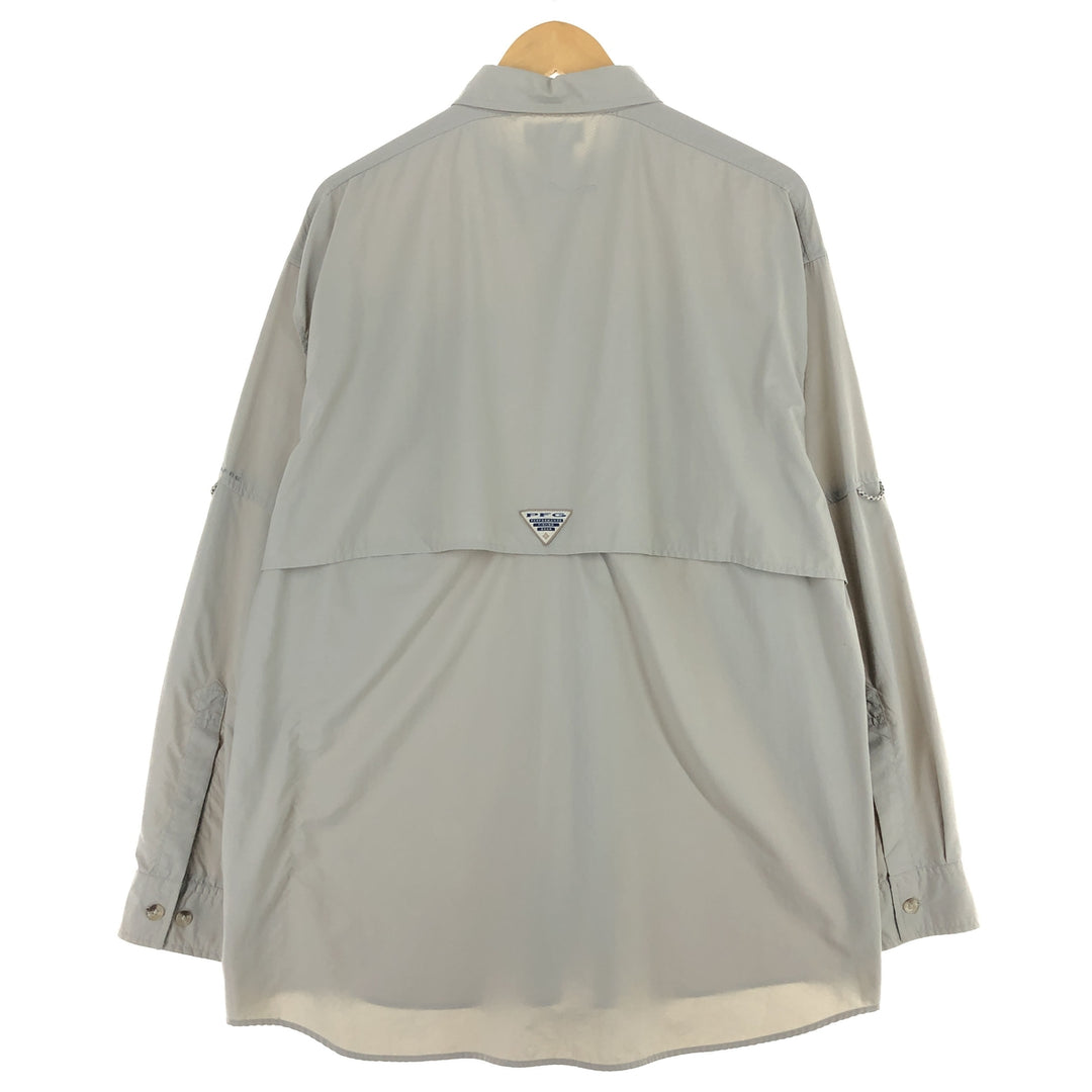 Columbia PFG Button-down Long Sleeve Fishing Shirt, Men's L size / eaa471248