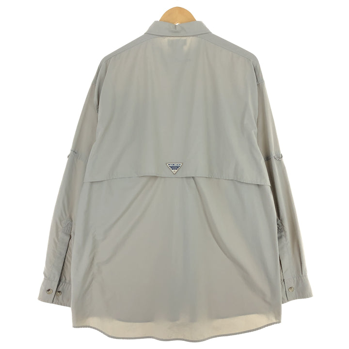 Columbia PFG Button-down Long Sleeve Fishing Shirt, Men's L size / eaa471248