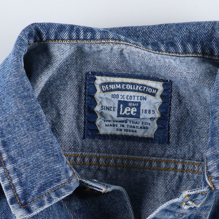 90'S Lee denim jacket, denim jacket, men's size L, vintage /eaa471283