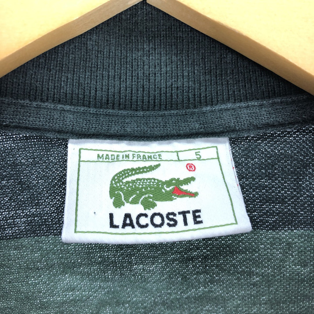 Lacoste LACOSTE Long Sleeve Striped Polo Shirt Made in France Size 5 Men's M /eaa471298