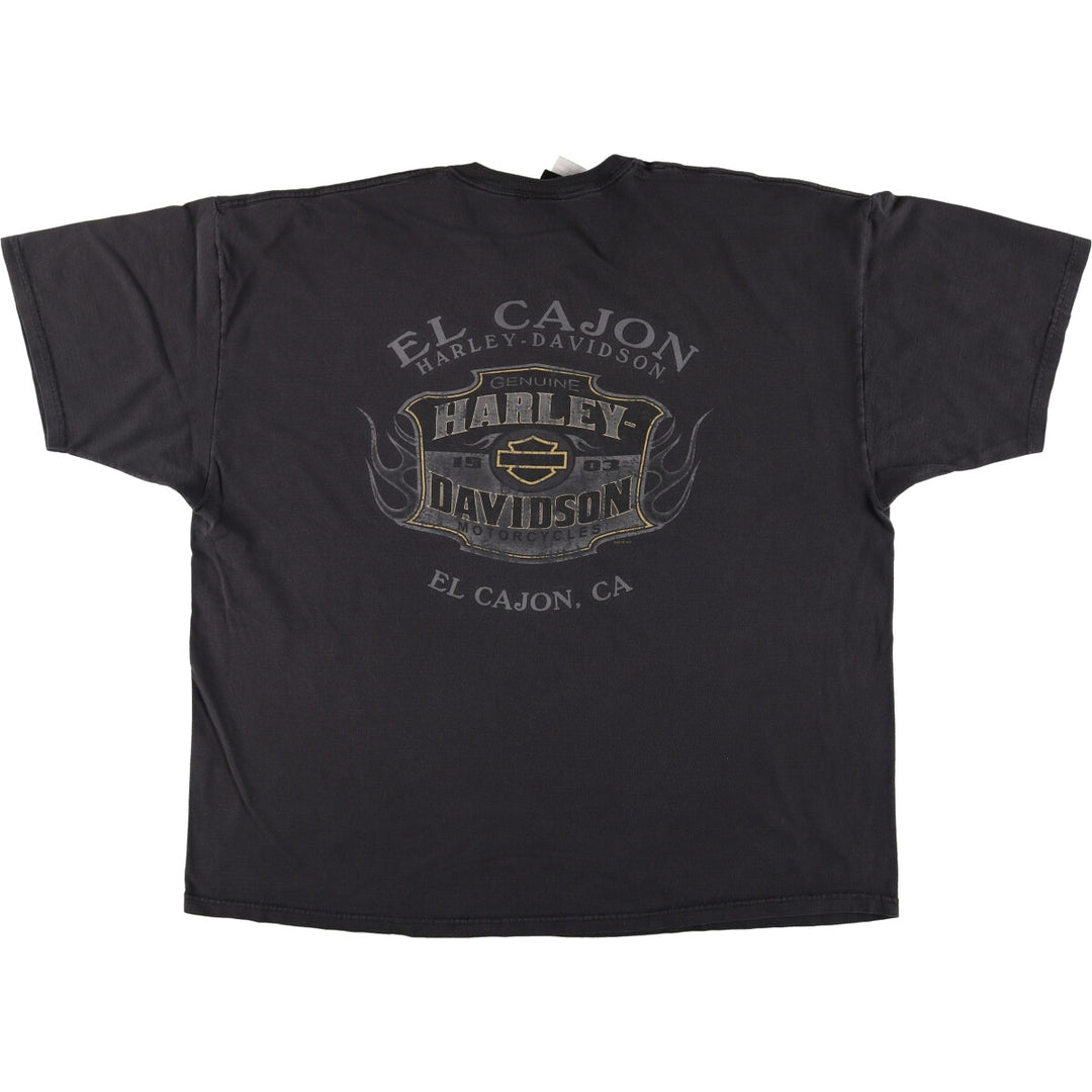 Harley-Davidson Motorcycle Bike T-shirt Made in USA Men's XXXL equivalent /eaa471312