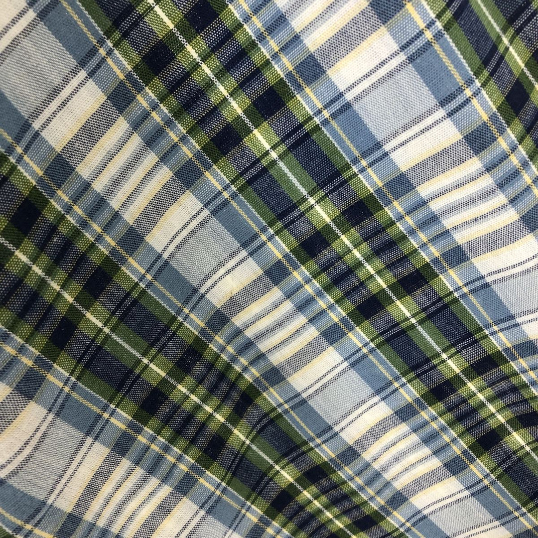 70's BIG MAC Check Pattern Long Sleeve Work Shirt Men's XL Vintage /eaa471354