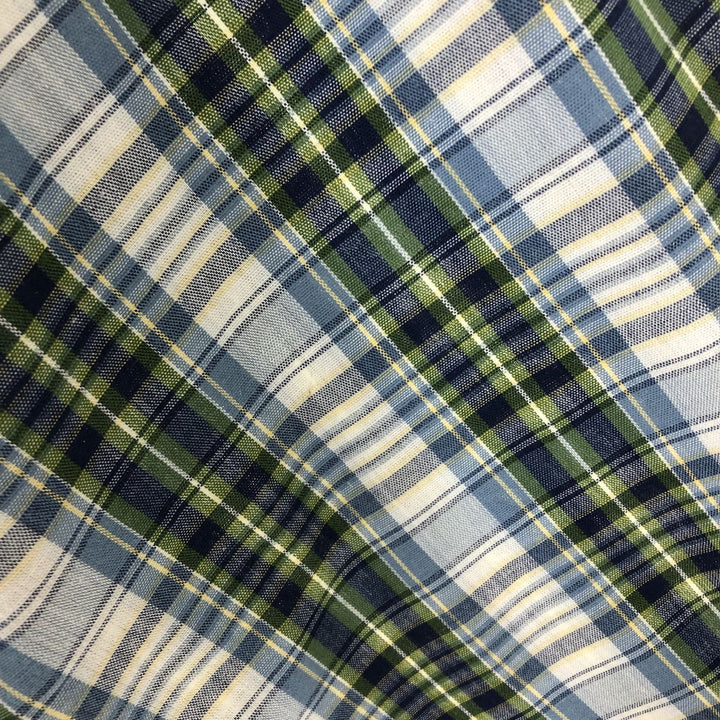 70's BIG MAC Check Pattern Long Sleeve Work Shirt Men's XL Vintage /eaa471354