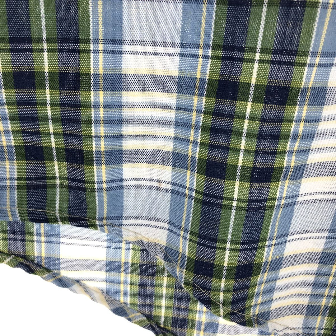 70's BIG MAC Check Pattern Long Sleeve Work Shirt Men's XL Vintage /eaa471354