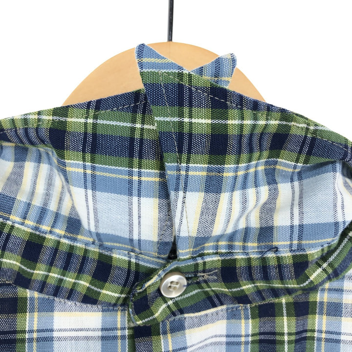 70's BIG MAC Check Pattern Long Sleeve Work Shirt Men's XL Vintage /eaa471354