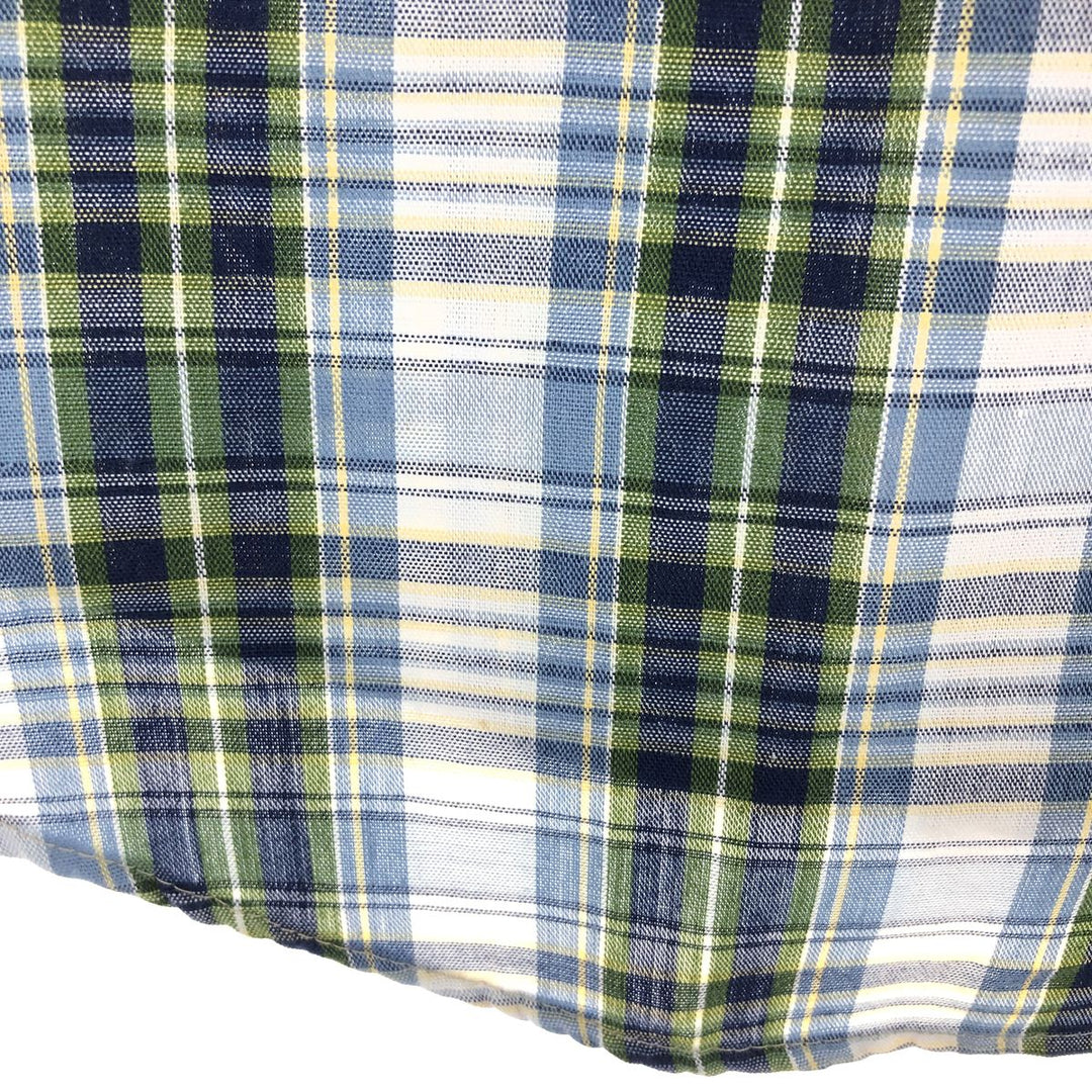 70's BIG MAC Check Pattern Long Sleeve Work Shirt Men's XL Vintage /eaa471354