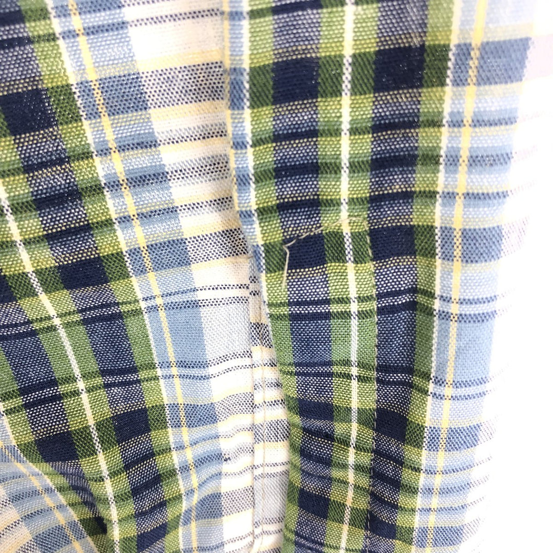 70's BIG MAC Check Pattern Long Sleeve Work Shirt Men's XL Vintage /eaa471354