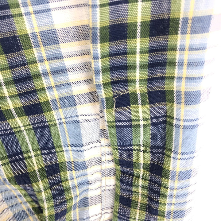 70's BIG MAC Check Pattern Long Sleeve Work Shirt Men's XL Vintage /eaa471354