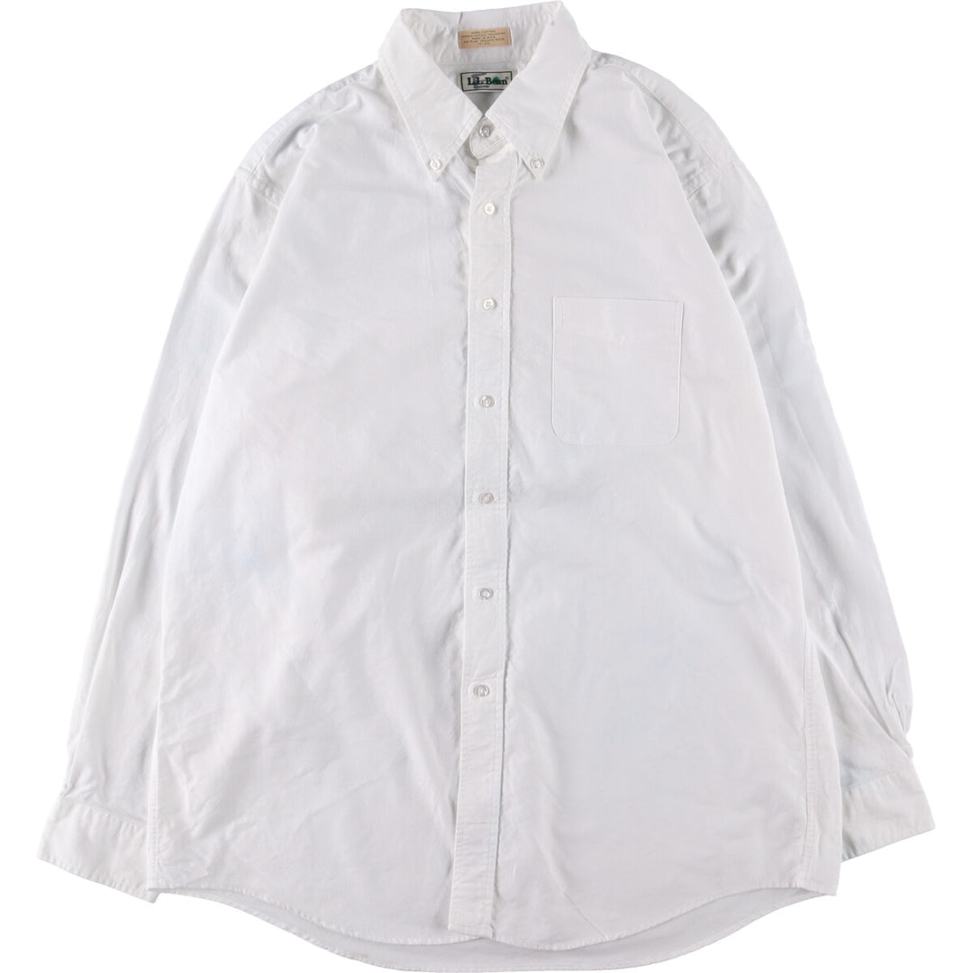 80'S LLBean long sleeve button down shirt made in USA, men's XL size, vintage /eaa471358