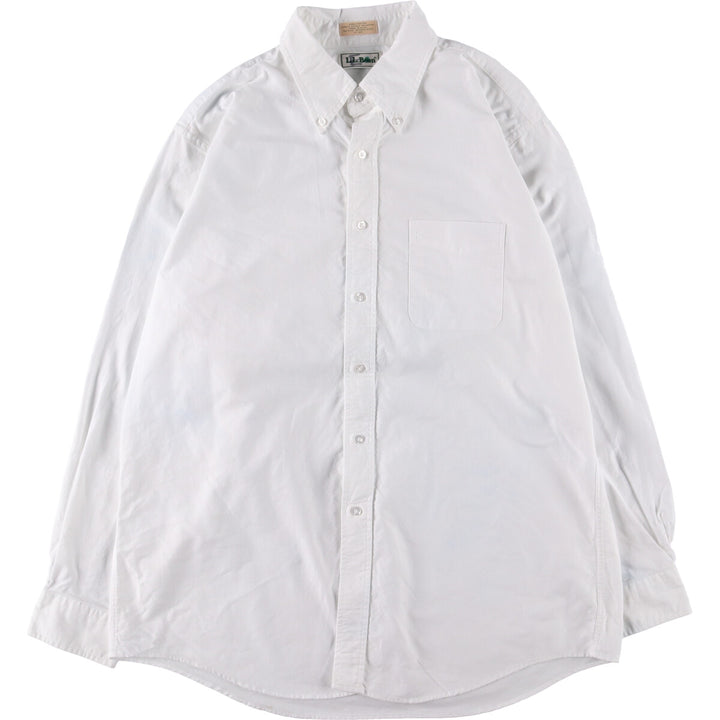 80'S LLBean long sleeve button down shirt made in USA, men's XL size, vintage /eaa471358