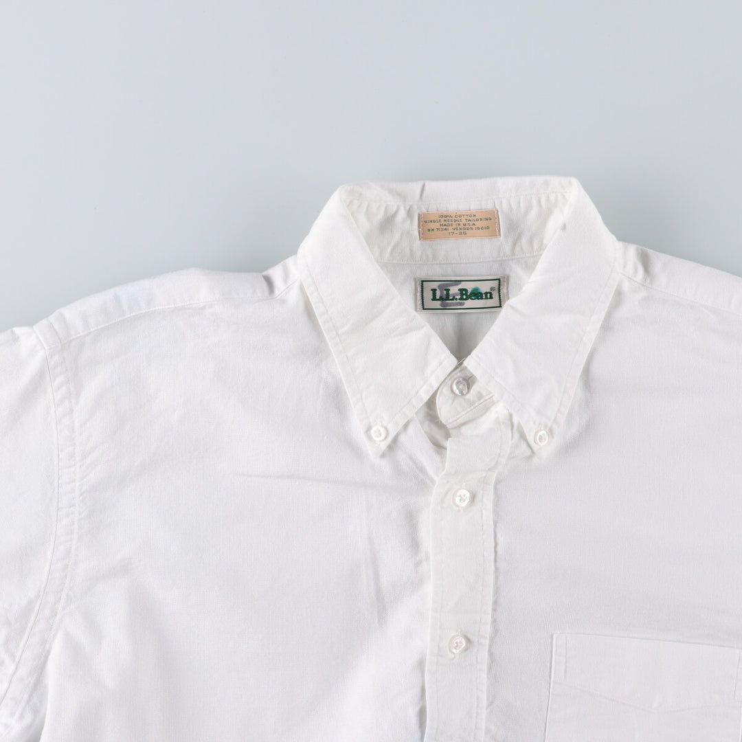 80'S LLBean long sleeve button down shirt made in USA, men's XL size, vintage /eaa471358