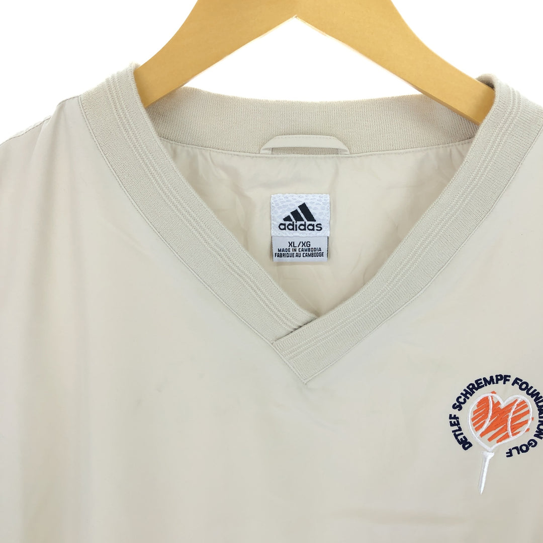 00'S Adidas CLIMASHELL WIND V-neck warm-up vest, men's XL equivalent, vintage / eaa471377