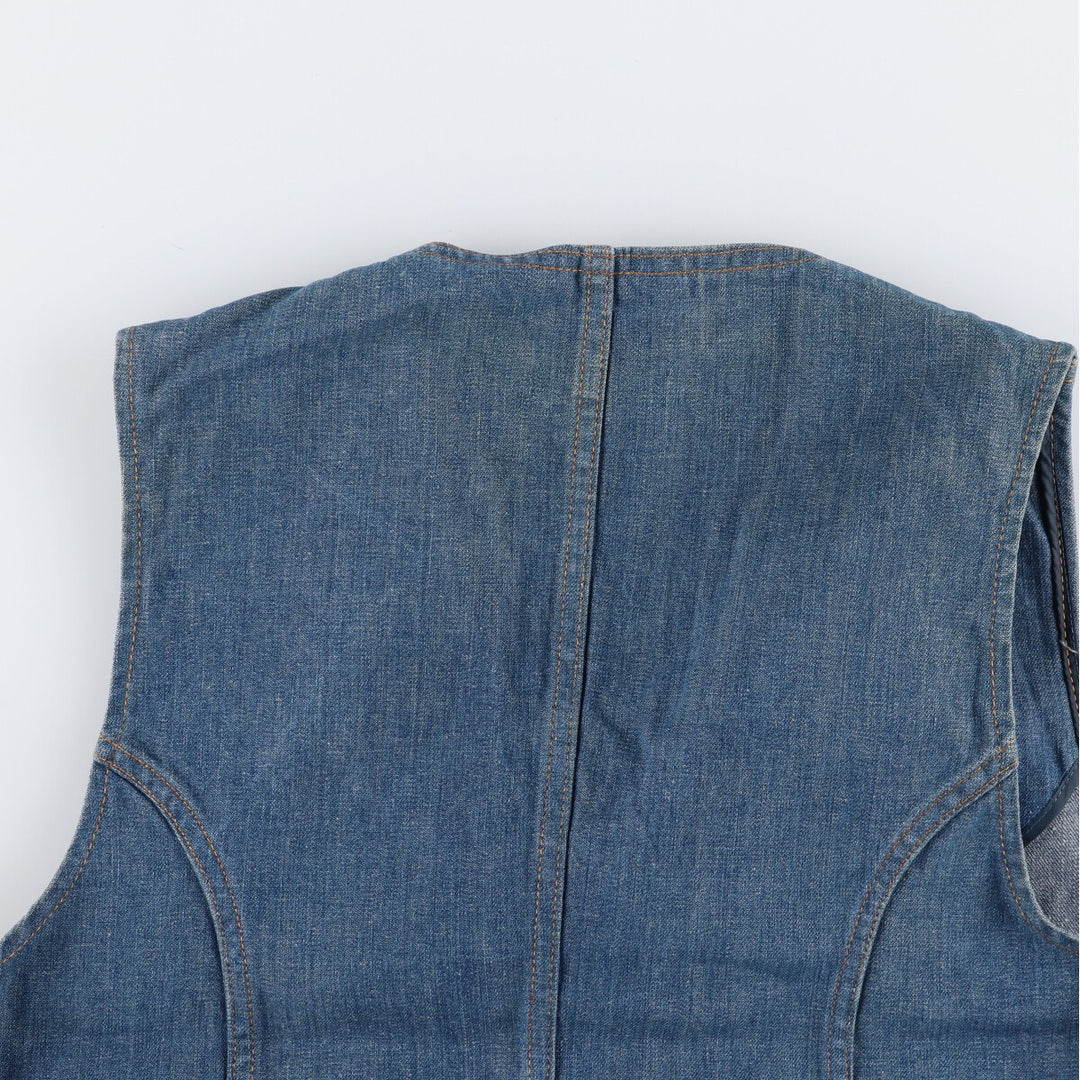 70'S Lee Lee SET denim vest made in USA, men's size L, vintage /eaa471388