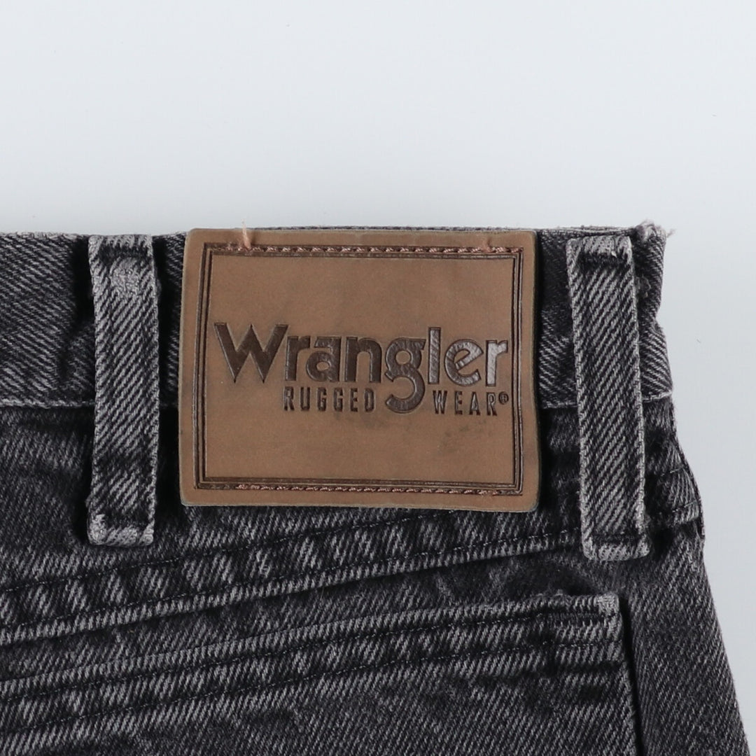 Wrangler 3502OB Black Denim Tapered Denim Pants Men's W35 equivalent / eaa471438