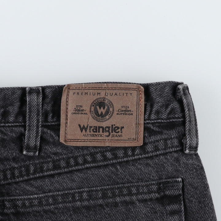 Wrangler 97601CB Black Denim Tapered Denim Pants Men's W35 equivalent / eaa471440