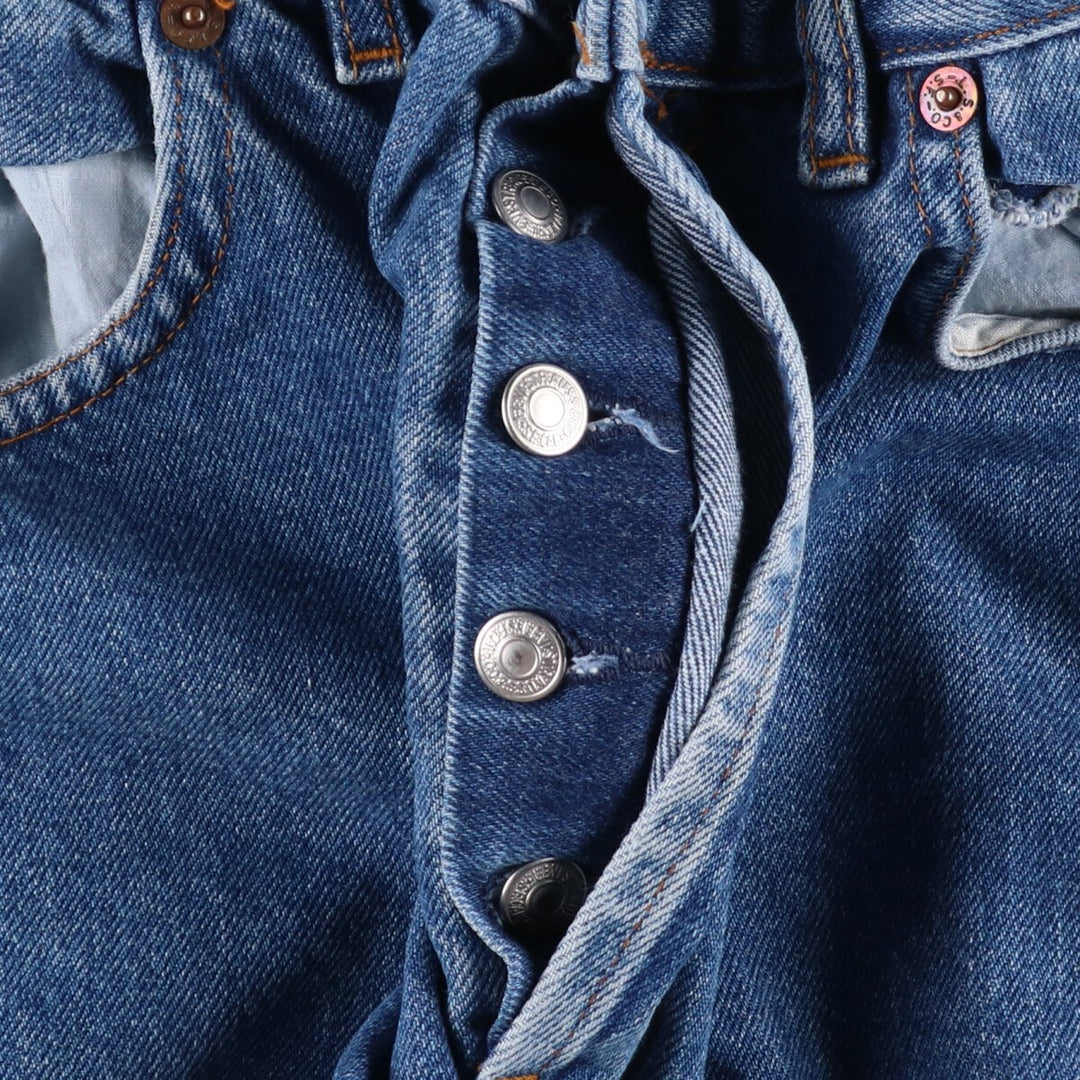 Levi's 501 straight denim pants for men, size W33 unclear blue type Vintage Second Hand