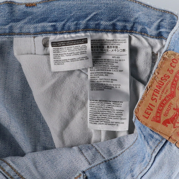 Levi's 501 straight denim pants for men, equivalent to W35 / eaa471496