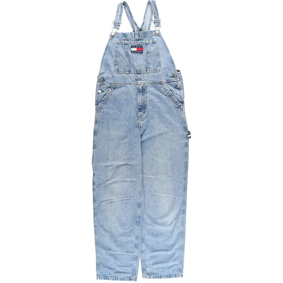 90'S Tommy Hilfiger denim overalls, made in Canada, men's XL size, vintage /eaa471541