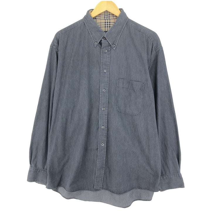 Burberry's BURBERRY LONDON long sleeve button down shirt made in USA men's XL size /eaa471605