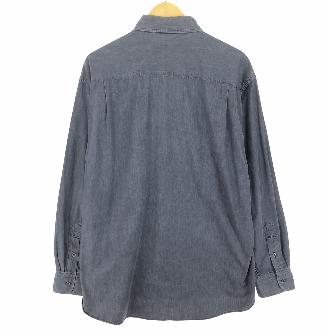 Burberry's BURBERRY LONDON long sleeve button down shirt made in USA men's XL size /eaa471605