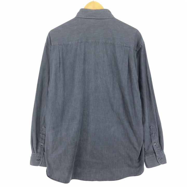 Burberry's BURBERRY LONDON long sleeve button down shirt made in USA men's XL size /eaa471605