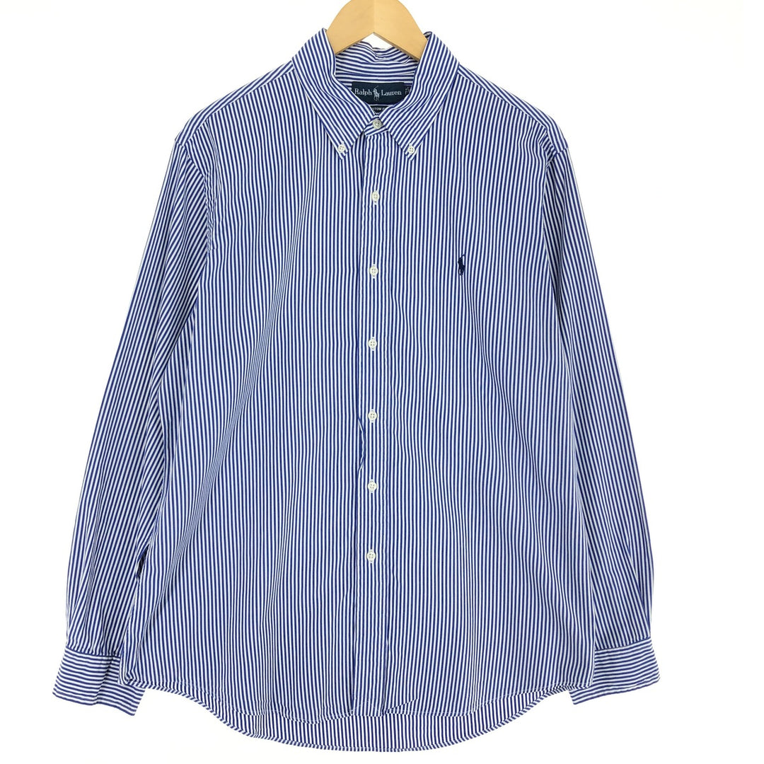 Ralph Lauren CUSTOM FIT long sleeve button down striped shirt men's XL equivalent /eaa471637