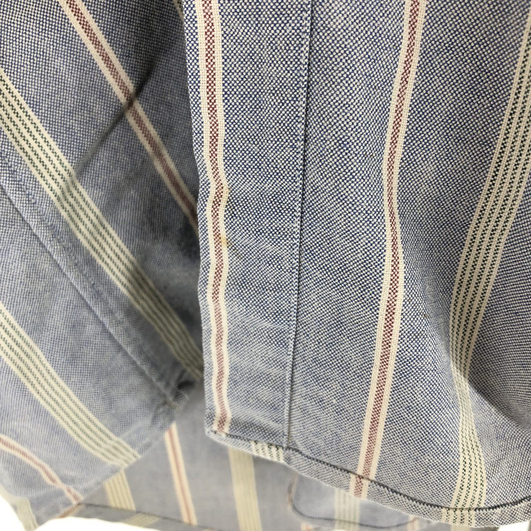 Ralph Lauren long sleeve button down striped shirt, men's size L / eaa471643