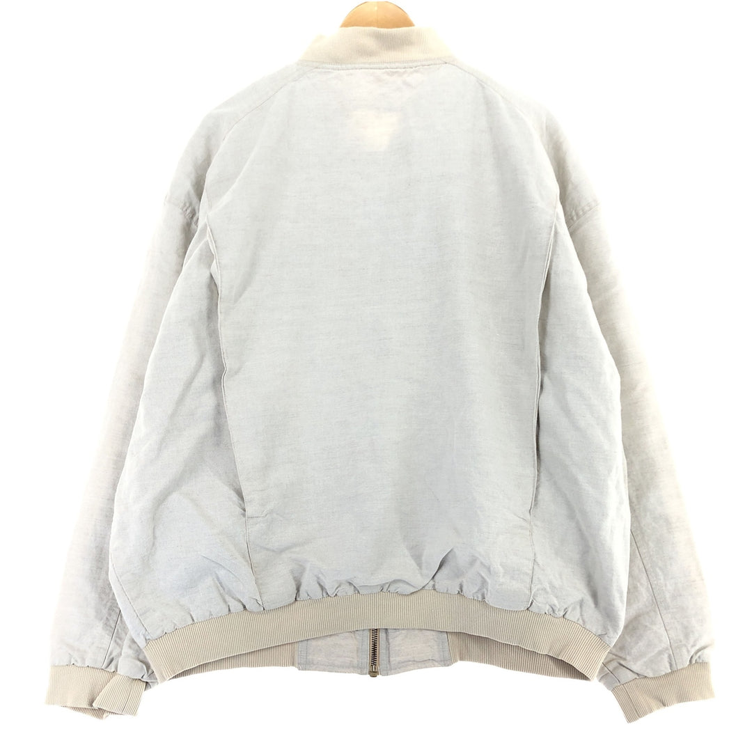 PERRY ELLIS Linen x Cotton Blouson Men's XL Size /eaa471668