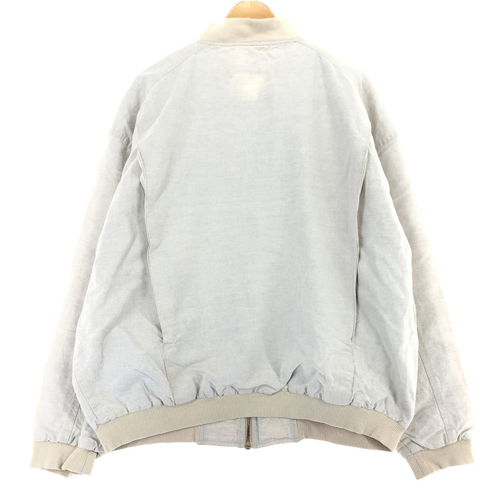 PERRY ELLIS Linen x Cotton Blouson Men's XL Size /eaa471668