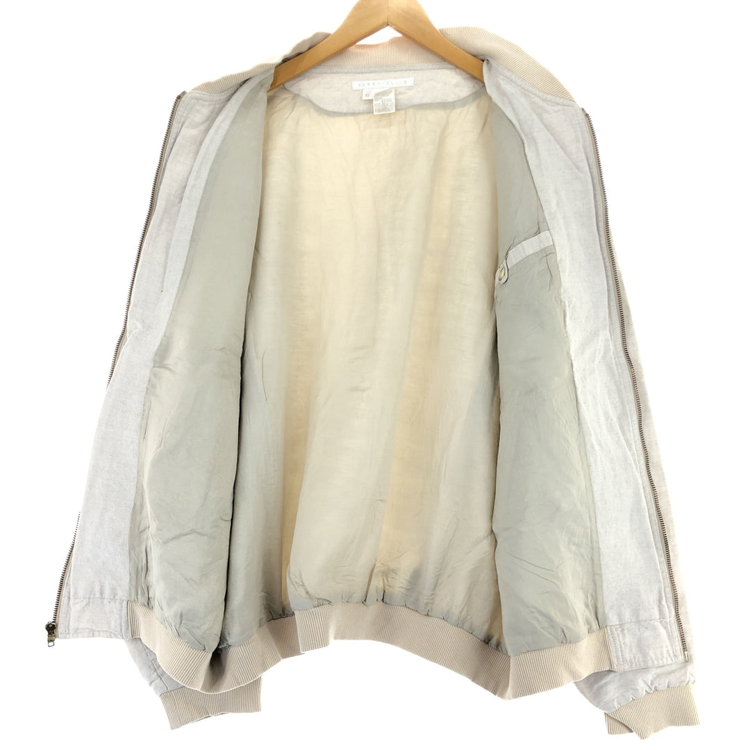 PERRY ELLIS Linen x Cotton Blouson Men's XL Size /eaa471668