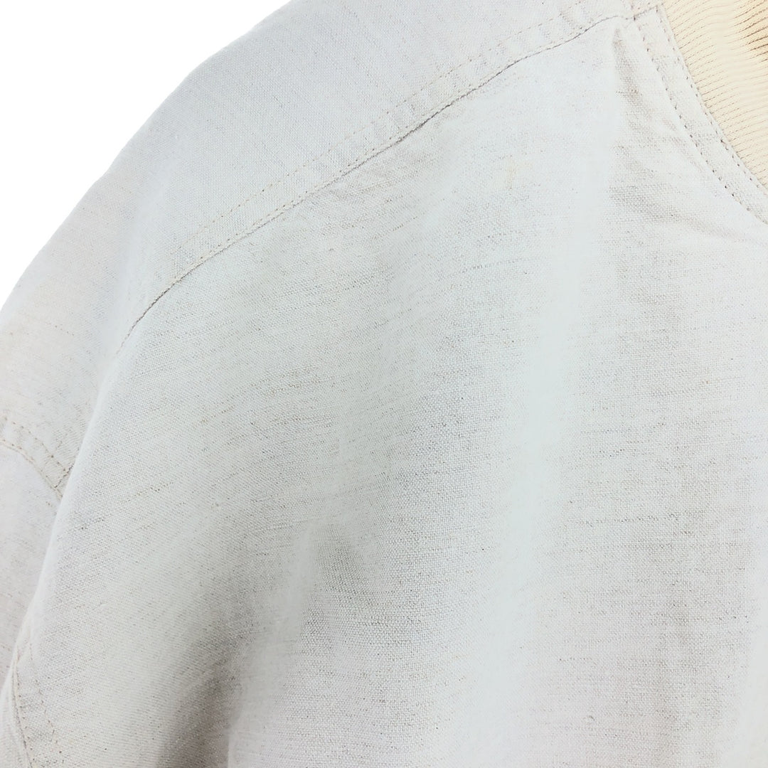 PERRY ELLIS Linen x Cotton Blouson Men's XL Size /eaa471668