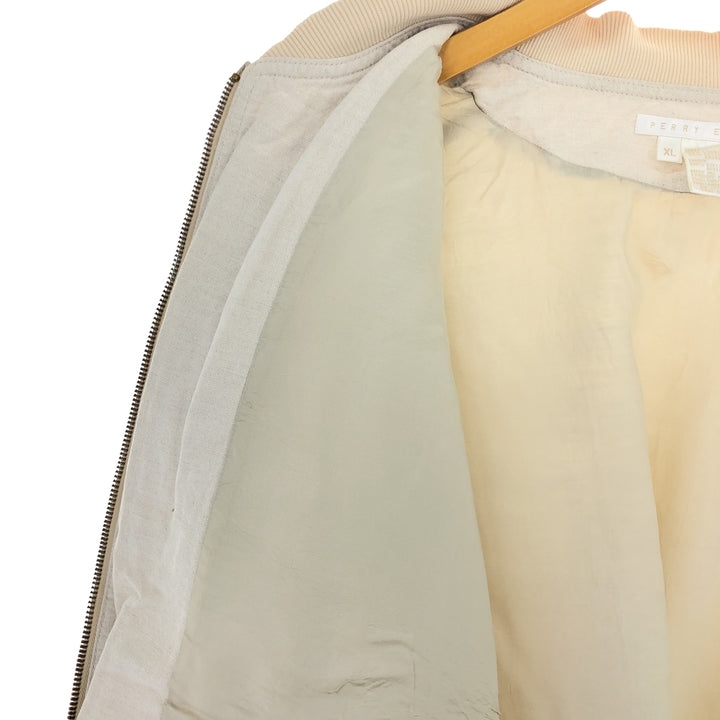 PERRY ELLIS Linen x Cotton Blouson Men's XL Size /eaa471668