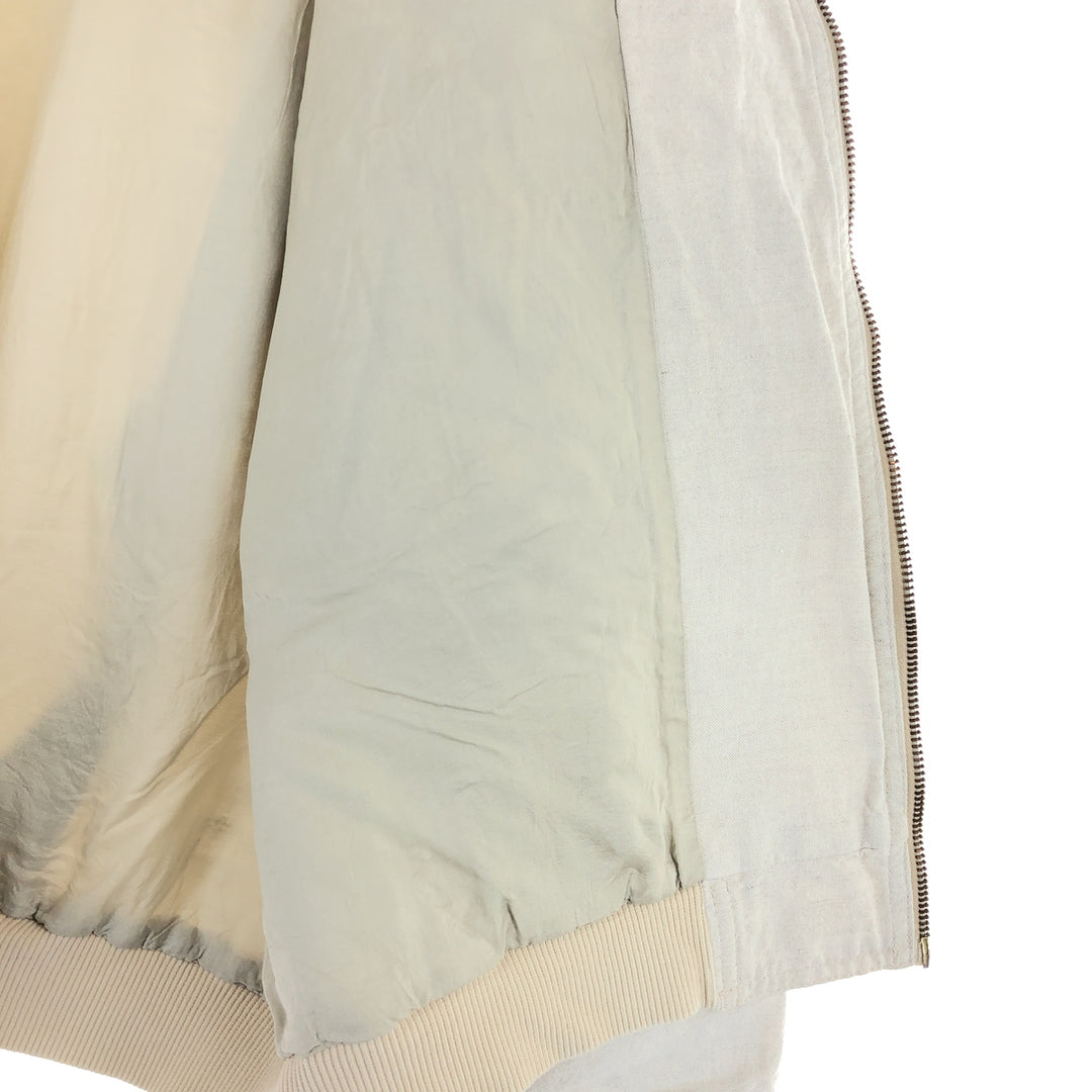 PERRY ELLIS Linen x Cotton Blouson Men's XL Size /eaa471668