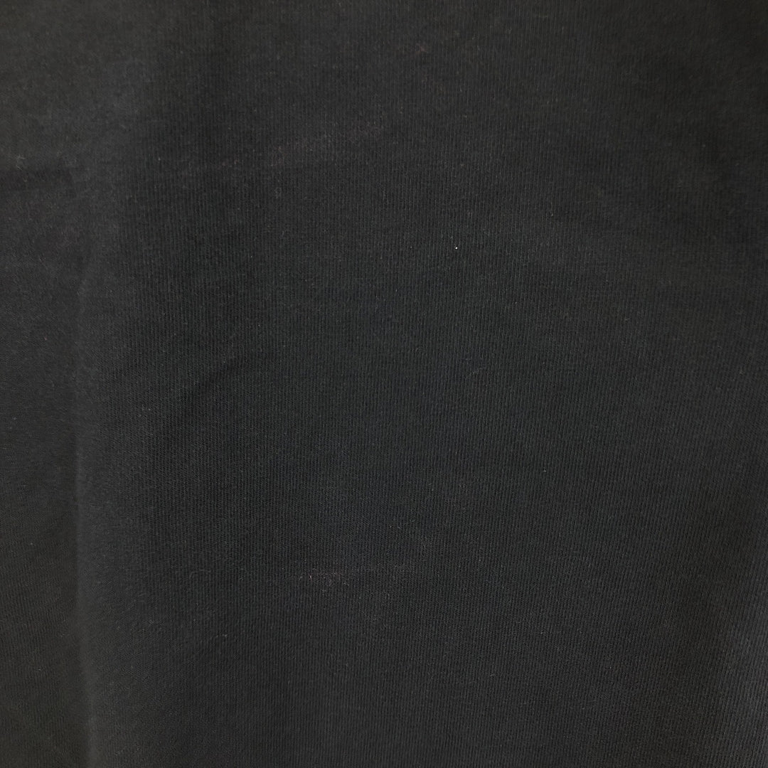 Tommy Hilfiger Border Pattern Crazy Pattern Long Sleeve Rugby Shirt, Men's XL cotton black type Vintage Second Hand