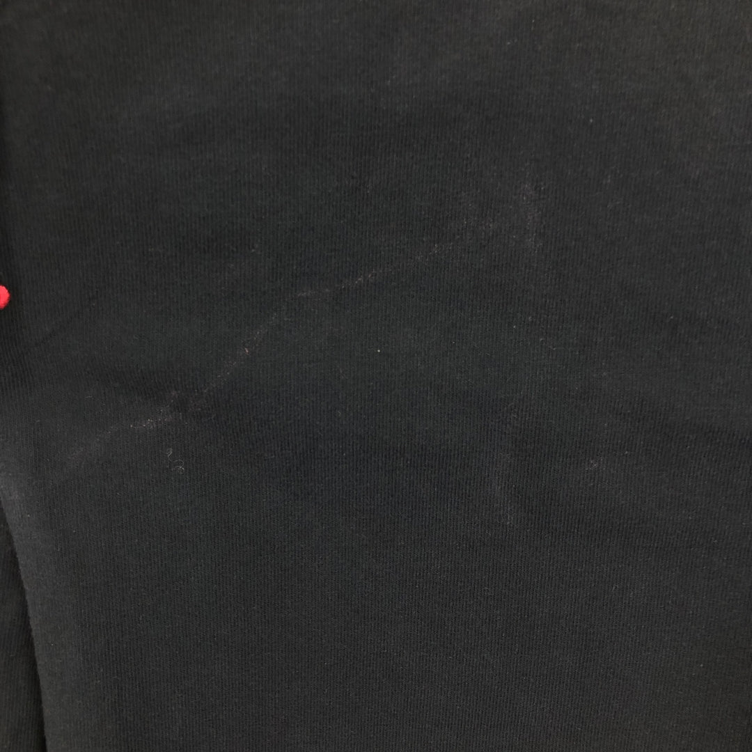 Tommy Hilfiger Border Pattern Crazy Pattern Long Sleeve Rugby Shirt, Men's XL cotton black type Vintage Second Hand