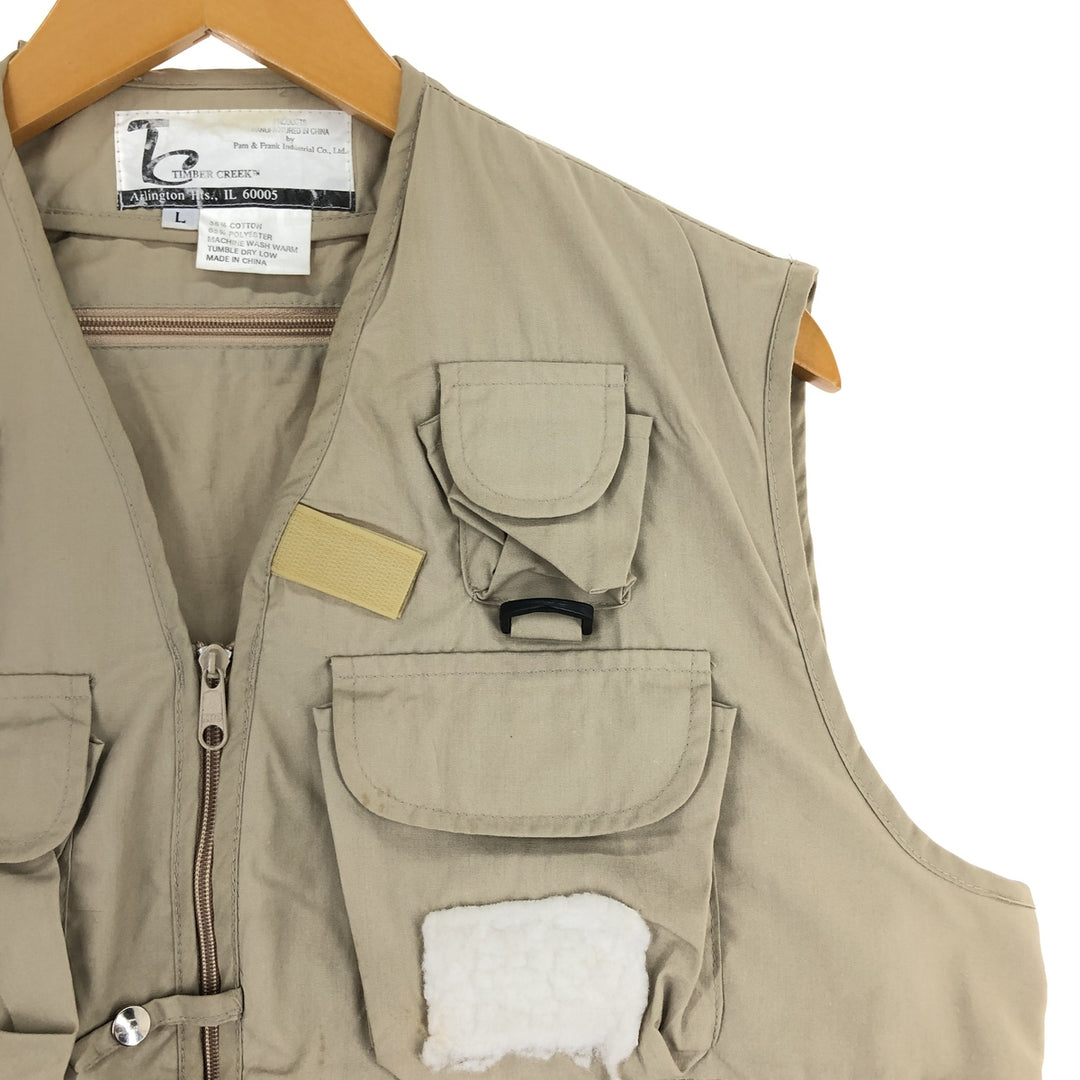 TIMBER CREEK Fishing Vest Men's L size /eaa471751