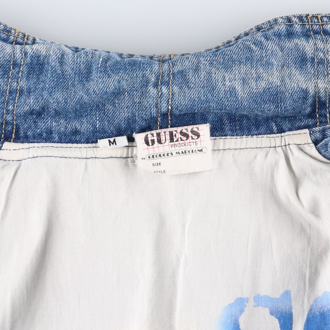 80s~90'S Guess denim blouson men's size M vintage /eaa471771