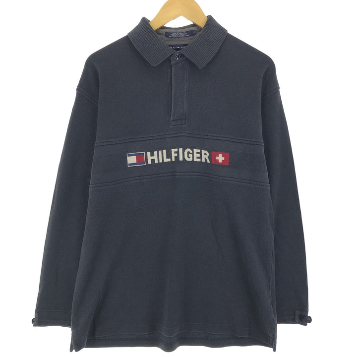 Tommy Hilfiger TOMMY HILFIGER Long Sleeve Knit Polo Shirt Men's Size L / eaa471779