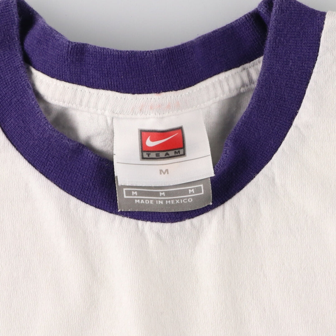 00'S Nike NIKE TEAM College Ringer T-shirt Men's M size /eaa471817