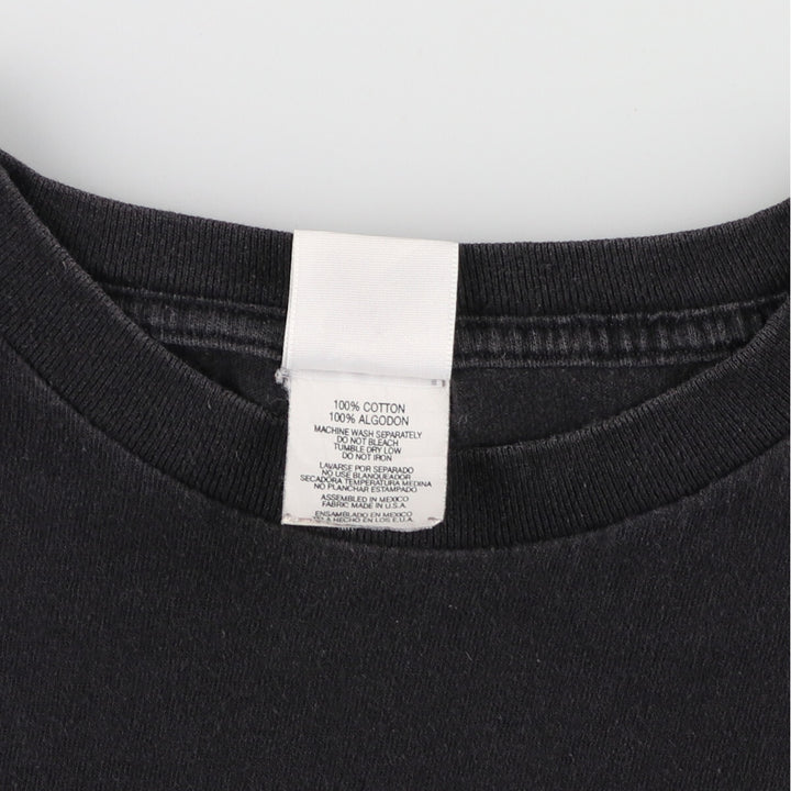 Starter One Point Logo T-Shirt Men's XL cotton black type Vintage Second Hand