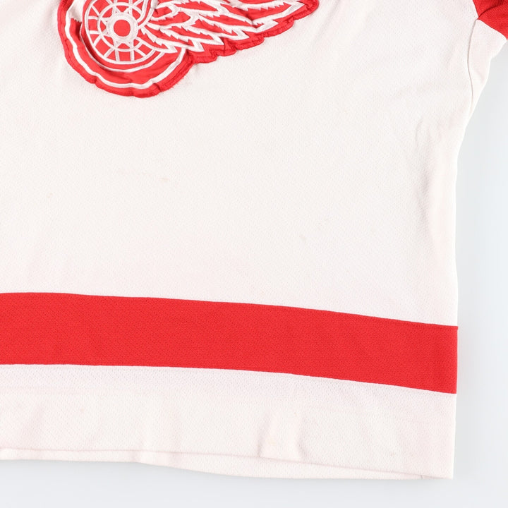 90'S Starter NHL Detroit Red Wings V-neck Game Shirt Hockey Shirt Men's L Vintage /eaa471918