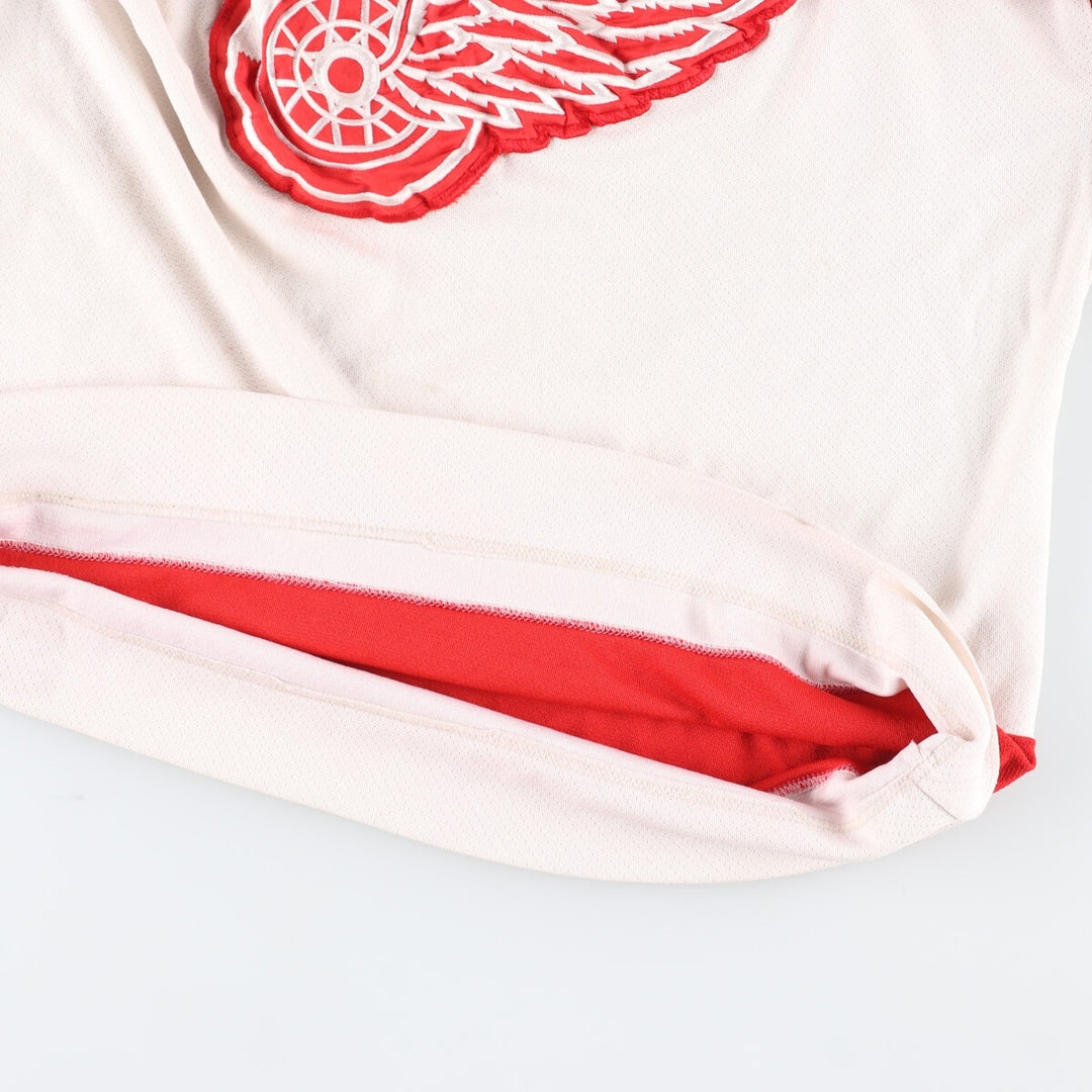 90'S Starter NHL Detroit Red Wings V-neck Game Shirt Hockey Shirt Men's L Vintage /eaa471918