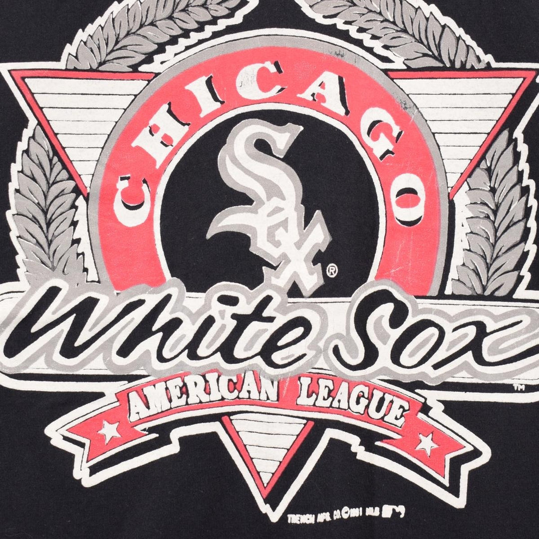 90'S SCREEN STARS MLB CHICAGO WHITE SOX sports print T-shirt made in USA L crew neck (round neck) vintage /eaa471919