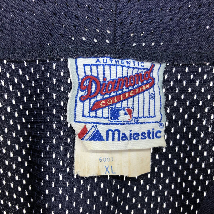 90'S Majestic MLB Seattle Mariners Mesh Game Shirt Baseball Shirt Made in USA Men's XL Vintage /eaa471922