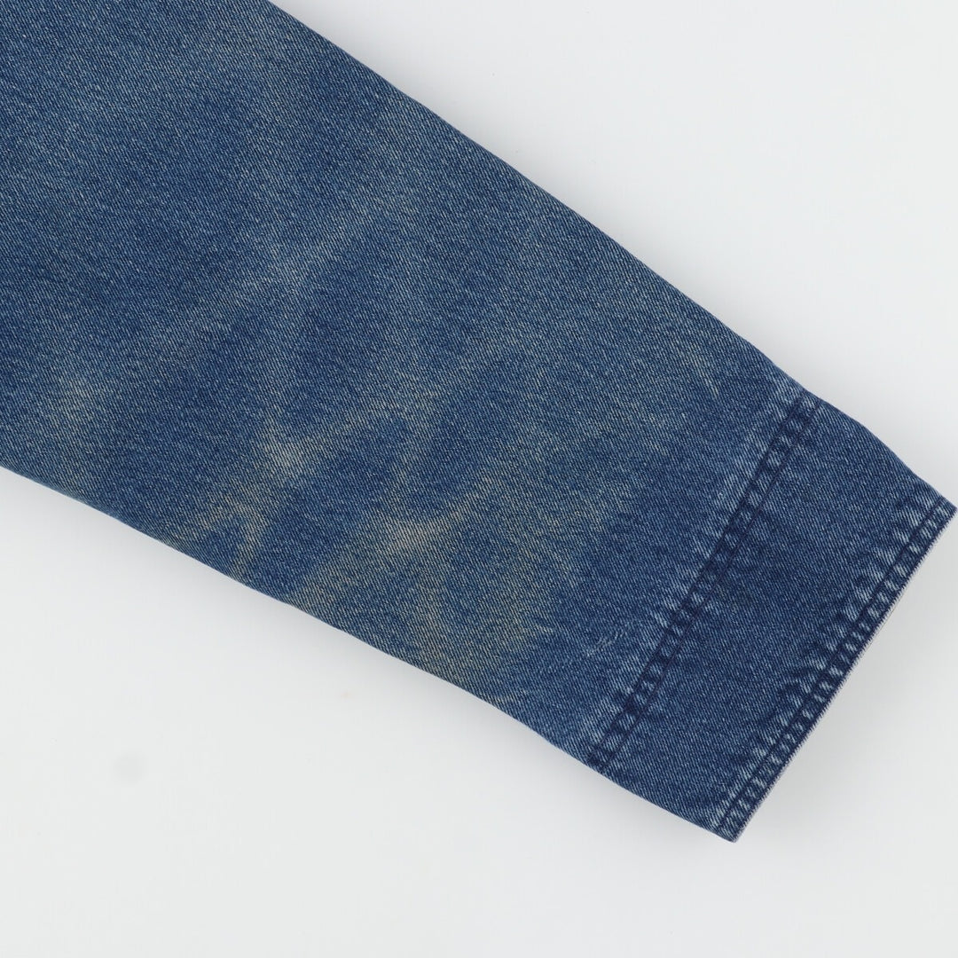 00'S LLBean Hunting Jacket Denim Coverall Women's M cotton blue type Vintage Second Hand